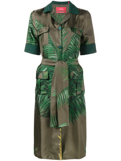 платье-рубашка с принтом листьев пальмы F.R.S For Restless Sleepers