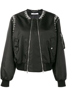 куртка-бомбер  декорированная кристаллами Givenchy