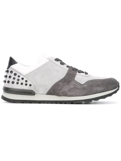 кроссовки на шнуровке с заклепками  Tods Tod`S