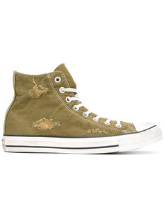 рваные высокие кеды All Star Converse