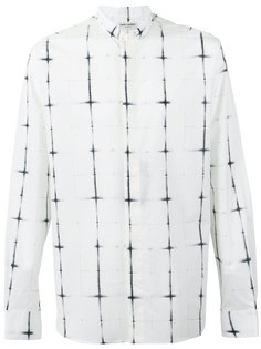 рубашка на пуговицах с узором крестиков Saint Laurent