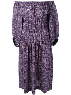 платье шифт с открытыми плечами  Sonia Rykiel