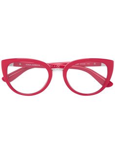 очки с овальной оправой Dolce &amp; Gabbana Eyewear