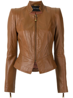 panelled leather jacket Tufi Duek