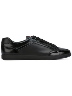 низкие кроссовки со вставками Prada