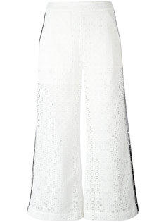 многослойные брюки с вырезами  MSGM