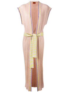 кардиган с поясом без рукавов Missoni