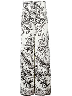 широкие брюки с орнаментом Etro