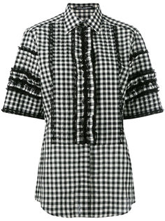 рубашка в клетку с короткими рукавами Dolce &amp; Gabbana