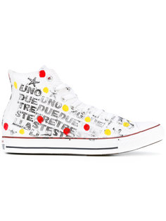 хайтопы с узором в горох Converse