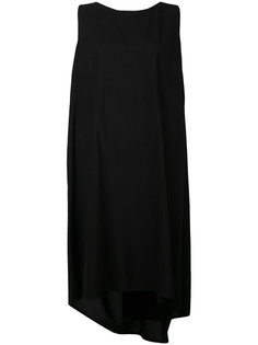 платье с драпировкой без рукавов  Yohji Yamamoto