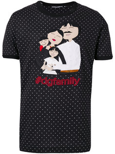 футболка с узором в горох Dolce &amp; Gabbana