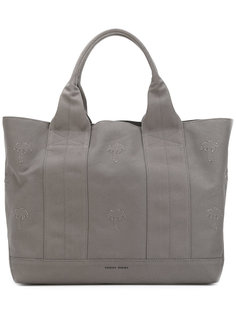 сумка-шоппер с нашивками в форме пальм Tomas Maier