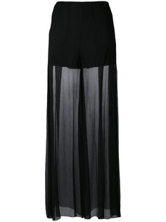полупрозрачные брюки палаццо McQ Alexander McQueen
