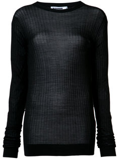 свитер с ребристой фактурой Jil Sander