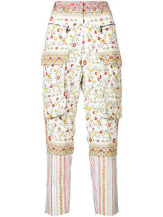 брюки с цветочным принтом Nº21