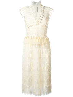 платье с бахромой Ermanno Scervino