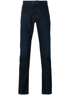 джинсы кроя слим с подвернутым подолом Armani Jeans