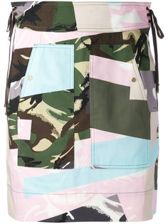 юбка Broken Camo Kenzo
