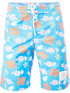 шорты для плавания с цветочным принтом Thom Browne