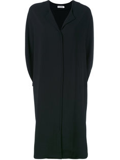 платье с v-образным вырезом  Jil Sander