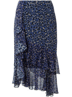 animal print frilled skirt Tufi Duek