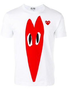 футболка с принтом-сердцем Comme Des Garçons Play