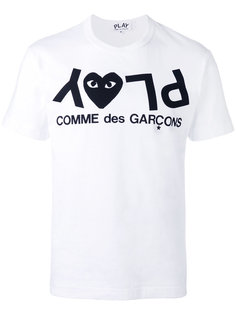 футболка с принтом-логотипом Play  Comme Des Garçons Play