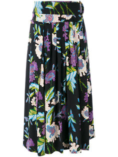юбка длины миди с цветочным рисунком Dvf Diane Von Furstenberg