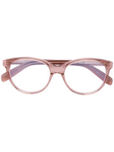 очки с овальной оправой Saint Laurent Eyewear