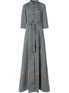 spotted trench gown Carolina Herrera