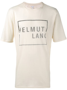 футболка с принтом логотипа Helmut Lang