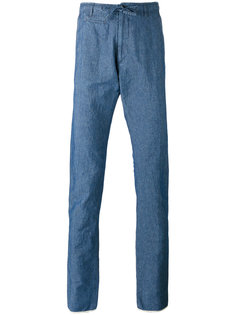 джинсовые брюки на шнурке Lardini