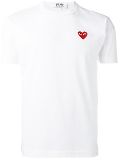 футболка с заплаткой в виде сердца Comme Des Garçons Play
