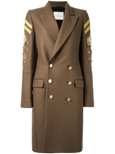 двубортное пальто в стиле милитари A.F.Vandevorst