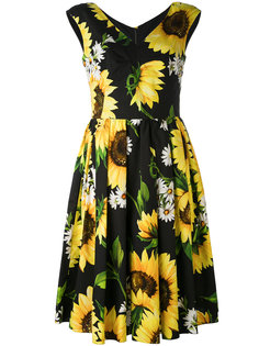 платье с цветочным рисунком Dolce &amp; Gabbana