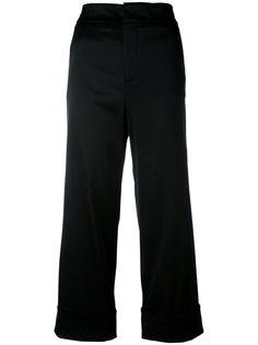 широкие укороченные брюки Pt01