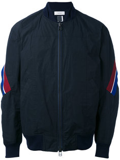 куртка-бомбер с полосками Facetasm