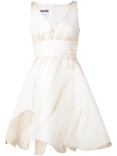 платье с расклешенной юбкой Moschino
