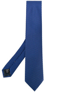 галстук с узором из точек Ermenegildo Zegna