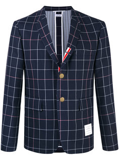 пиджак в клетку Thom Browne
