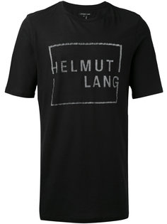 футболка с принтом-логотипом Helmut Lang