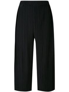 плиссированные укороченные брюки Jil Sander