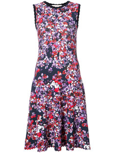 платье с цветочным принтом Carolina Herrera