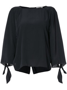блузка с завязками на рукавах Chloé