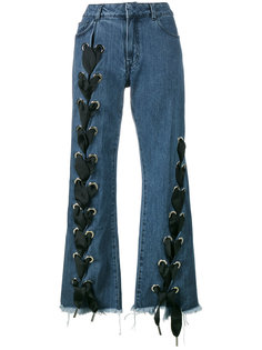широкие джинсы со шнуровкой Marquesalmeida