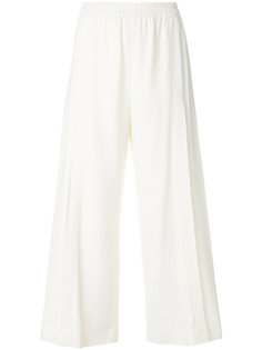 широкие укороченные брюки Helmut Lang