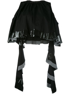 укороченная блузка с оборками Ellery