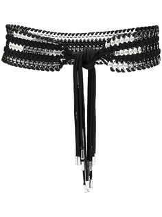 ремень с рядами из монеток Dsquared2