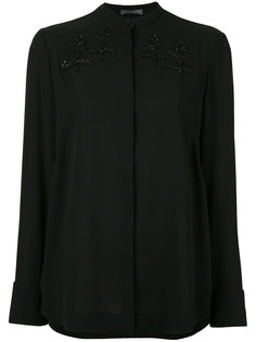блузка с вышивкой Alexander McQueen